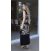 171147 - Vestido Midi Estampa Folhagem